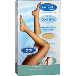 Sauber Linea Classica 70 Den - Gambaletto Maglia Liscia - Taglia 2 Neutro Beige