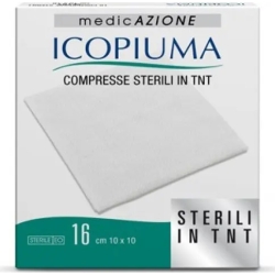 Icopiuma Compresse Sterili In Tnt - 16 Compresse Da 10 x 10 cm