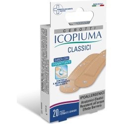 Icopiuma Cerotti Classici Ipoallergenici - 20 Cerotti Taglia Grande 7 x 3 cm