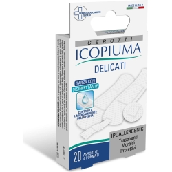 Icopiuma Cerotti In Tnt Ipoallergenici - 20 Cerotti Assortiti