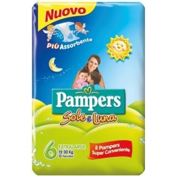 PAMPERS Sole&Luna Extralarge - 13 pannolini Taglia 6 (15-30 Kg)