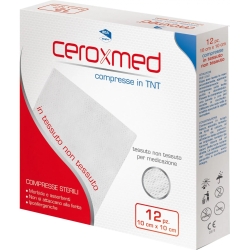 Ceroxmed Compresse Sterili In Tnt - 12 Compresse Da 10 x 10 cm