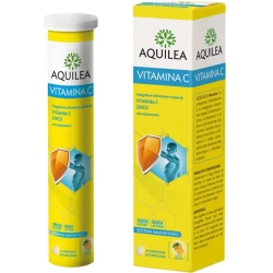 Aquilea Vitamina C 14 Compresse Effervescenti Gusto Arancia - Integratore Per Il Sistema Immunitario
