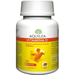 Aquileia Vitamina D - Integratore per le ossa 100 confetti al gusto di cacao