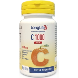 Longlife C 1000 Forte 50 Tavolette - Integratore Per Il Sistema Immunitario