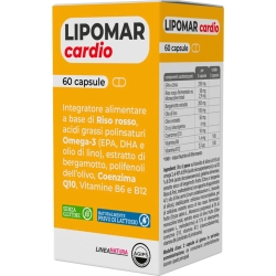 Lipomar Cardio 30 Capsule Molli - Integratore Per Il Colesterolo
