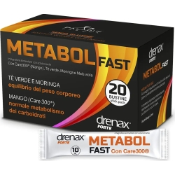 Drenax Metabol Fast 20 Bustine Stickpack - Integratore Acceleratore Del Metabolismo
