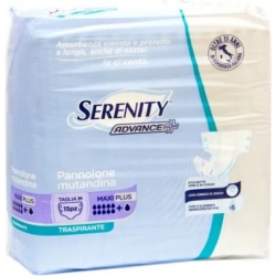 Serenity Advance - 15 Pannoloni Maxi Plus - Taglia M