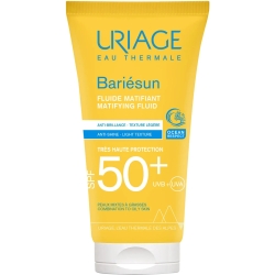 Uriage Crema Solare Viso 50+ SPF Fluido Opacizzante Bariésun Protezione Molto Alta 50 ml