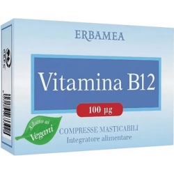 Erbamea Vitamina B12 - Integratore Energetico 90 Compresse Masticabili