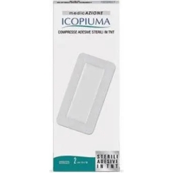 Icopiuma 2 Medicazioni Adesive Sterili In Tnt Da 10 x 25 cm