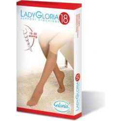 Gloria Med LadyGloria 18 - Gambaletti A Punta Aperta (18-20 mmHg) - Taglia 4 Daino