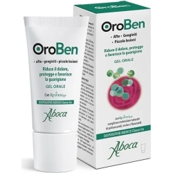 Oroben Gel Aboca - Gel per afte e lesioni della bocca 15 ml