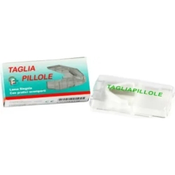 Taglia Pillole A Lama Singola Con Scomparti