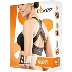 Dualsan Linea Ortopedica - B1 Postural Bra - Reggiseno Posturale Cod. 2650 - Taglia 2 Nero