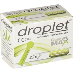 Droplet - 25 Lancette Pungidito - 33G
