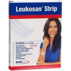 Essity Cerotti per Sutura Leukosan Strip - 12 Cerotti 6 x 38 mm