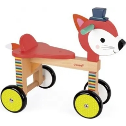 Baby Forest - cavalcabile in legno a forma di volpe