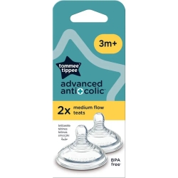 Advanced Anti-Colic - 2 Tettarelle 3M+ Anticolica Flusso Medio