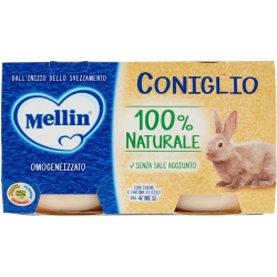 Coniglio - 2 Omogeneizzato con carne e farina di riso 120 g
