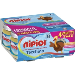 Omogeneizzato al Tacchino e cereali 4x80 gr