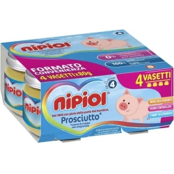 Omogeneizzato al prosciutto e cereali 4x80 gr