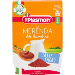 Plasmon La Merenda dei Bambini - Latte e cacao 2x120 g