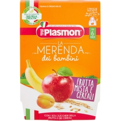 Plasmon La Merenda dei Bambini - frutta mista e cereali 2x120 g