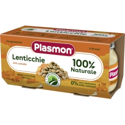 Plasmon Omogeneizzato con lenticchie e carote 2x80 g