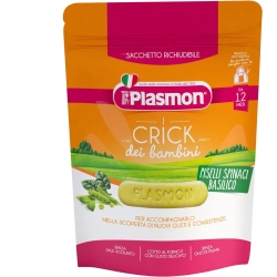 Plasmon I Crick dei Bambini - biscotti con piselli spinaci e basilico 100 g