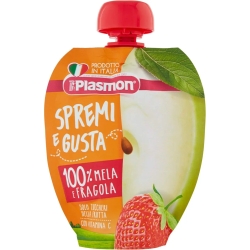 Plasmon Spremi e gusta - merenda alla mela e fragola 100 g