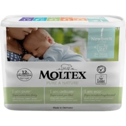 Pure & Nature Newborn 1 - 22 pannolini ecologici per neonati da 2-4 Kg