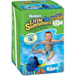 HUGGIES Little swimmers pannolino-costumino taglia 3-4( 7-15kg) confezione 12 pannolini