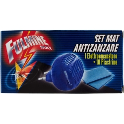 Set Mat Antizanzare - Elettroemanatore Piastrine + 10 Piastrine