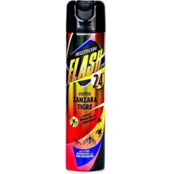 Flash 24 Zanzara Tigre e insetti volanti - Spray insetticida 400 ml