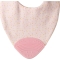 Chicco Bavaglino Gummy BiB - Bavaglino rosa a pois con massaggiagengive