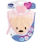 Chicco Fresh Bib - Bavaglino rosa con Massaggiagengive