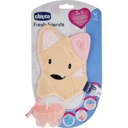 Chicco Fresh Friend - Massaggiagengive rosa 3 in 1