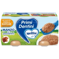 Primi dentini - omogeneizzato Manzo In Pezzettini 2x80 Gr
