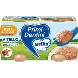 Primi dentini - omogeneizzato Vitello In Pezzettini 2x80 Gr