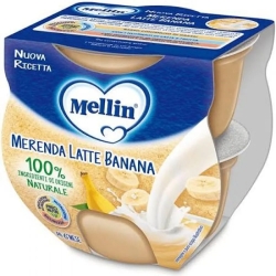 Merenda Latte Banana 2 vasetti da 100 gr
