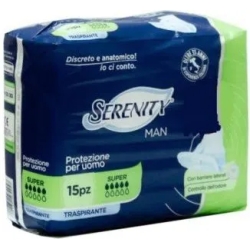 Man Super - 15 Assorbenti per perdite urinarie maschili