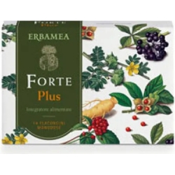 Erbamea Forte Plus 14 Fiale Da 10 ml - Integratore Per Il Tono Psico-Fisico