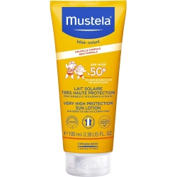 Mustela latte solare SPF50+ 100 ml - protezione molto alta bimbi
