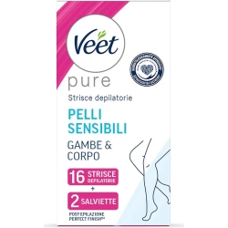 Minima - 16 Strisce Depilatorie Corpo E Gambe Con Cera Ipoallergenica