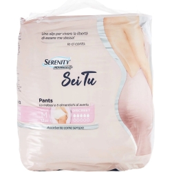 Serenity Sei Tu Discreet - 12 Mutandine Assorbenti Per Incontinenza Taglia M