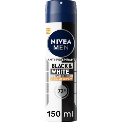 Nivea Men Black & White Invisible - Deodorante Anti-Traspirante Spray 150 ml