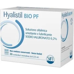 Hyalistil Bio PF 30 Flaconcini da 0,25 ml - Soluzione Oftalmica umettante e lubrificante