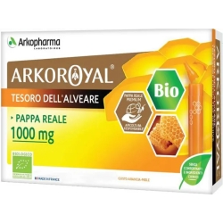 Arkoroyal Pappa Reale 1000Mg Bio 10 monodose - Integratore per il tono e l'energia