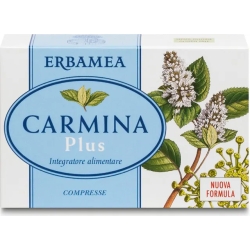 Erbamea Carmina Plus 24 Compresse - Integratore Per Il Benessere Gastrointestinale